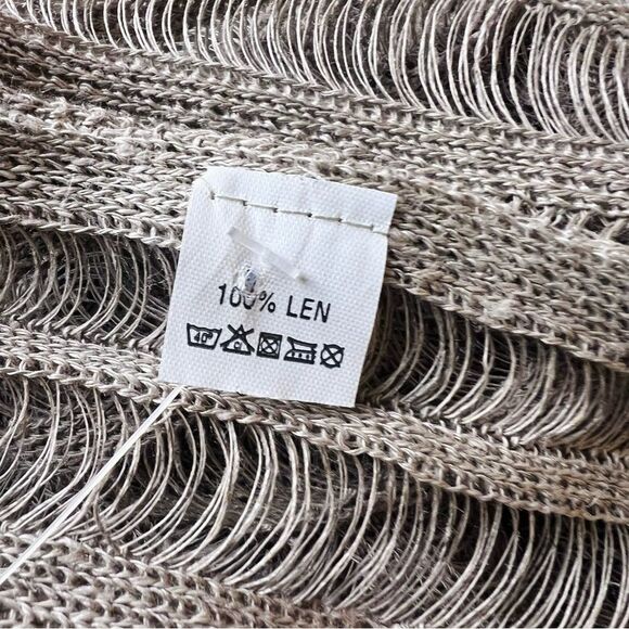 Shawl Cover up Cardigan Hood Tan - Picture 8 of 10